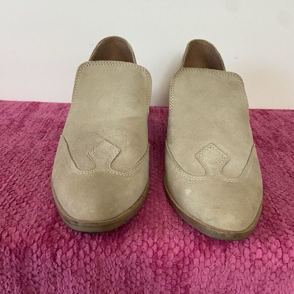 Lucky Brand Merlyin Loafer Suede Leather Light Brown Tan Size 8.5 - Picture 3 of 12